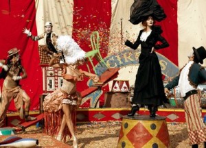 vintage circus photoshoot