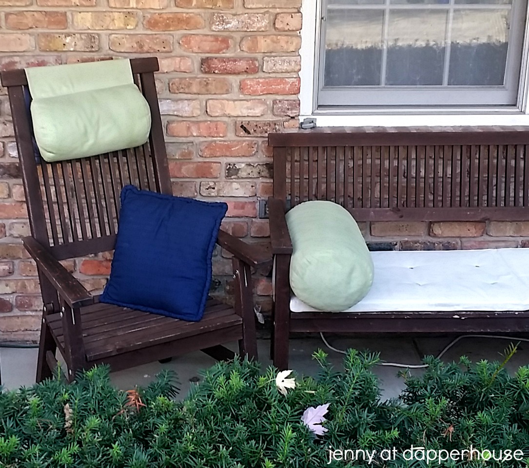 How To Refresh Your Outdoor Cushions with Leftover Paint