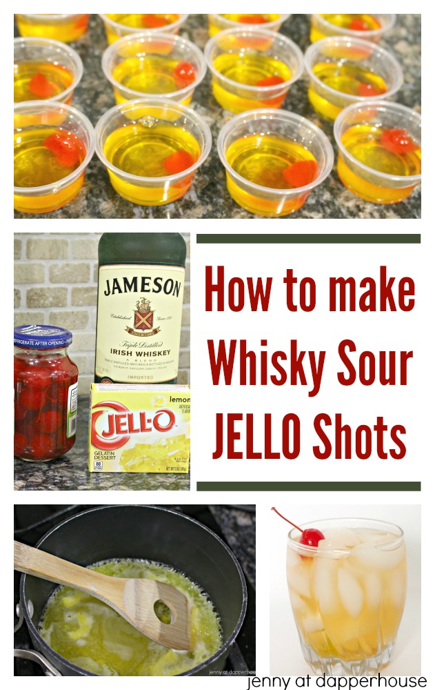 How to Make Whisky Sour (or any) JELLO Shots