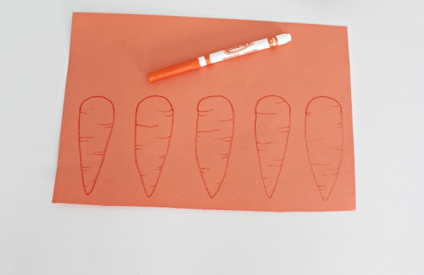 Counting Carrot Garden Learning Craft for Kids
