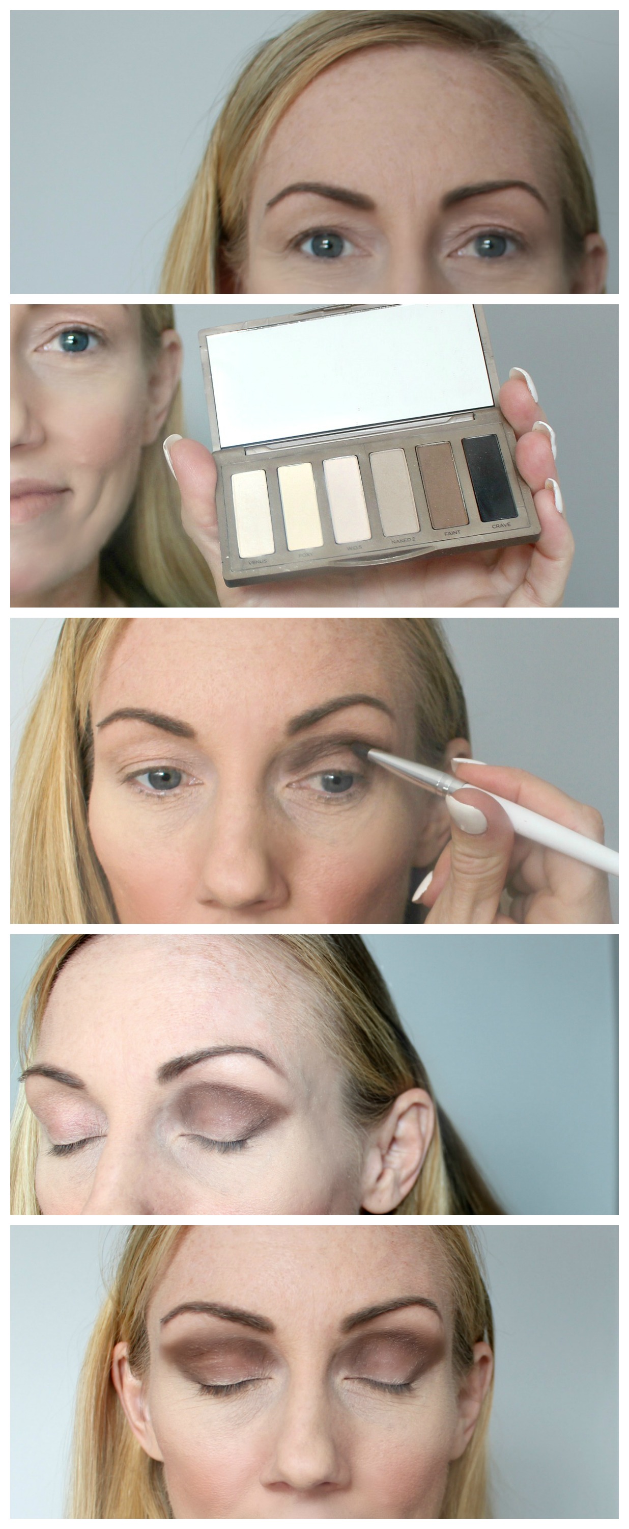 Step By Step Tutorial Using Urban Decay NAKED Basics 2 Palette Jenny