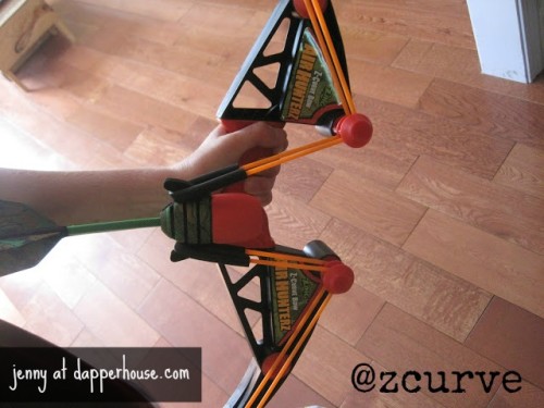 @zcurve #zingtoys #bow #arrow #hunger #games #play #kids #imagination @dapperhouse