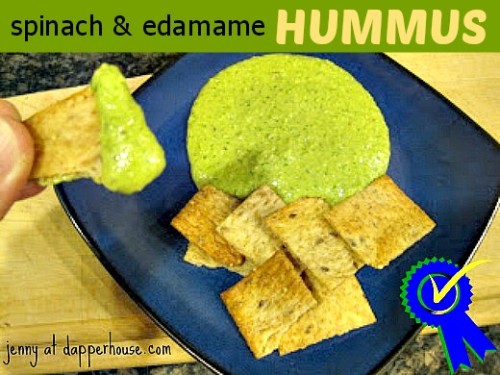 edamame, hummus, spinach, beans, recipe, healthy, foods cooking vegetarian @dapperhouse