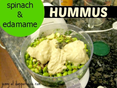 #edamame #spinach #recipe #hummus