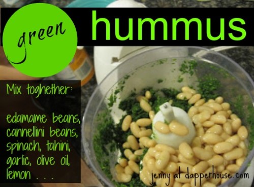 #green #hummus #spinach @dapperhouse #recipe