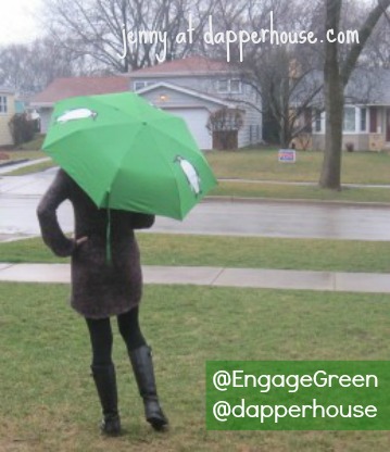 @EngageGreen @dapperhouse #umbrella #recycle #green Penguin umbrella