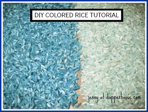 How to Dye / Color Rice in a Baggie Fast and Mess Free!