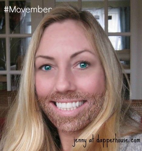 #movember @dapperhouse #woman #facialhair #beard #funny #humor