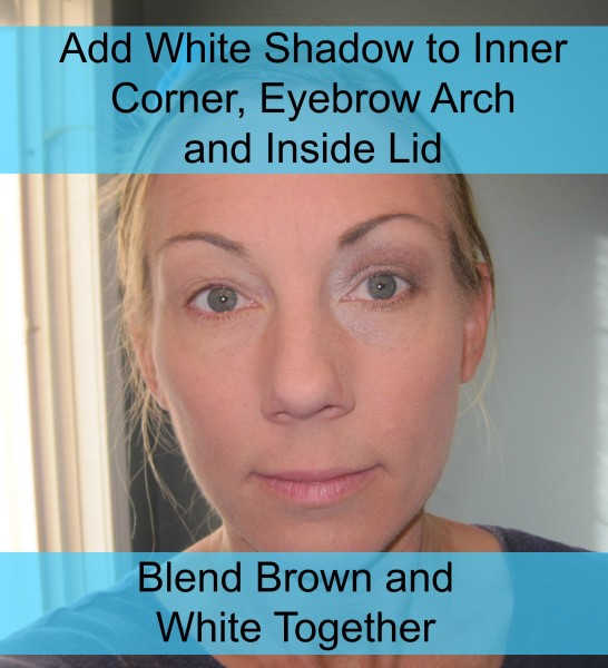 Add White Shadow and blend everything together eyes #makeup #makeover @dapperhouse