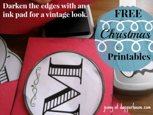 #free #christmas #printables #download @dapperhouse #banner #gift snowman free gift merry Christmas 11