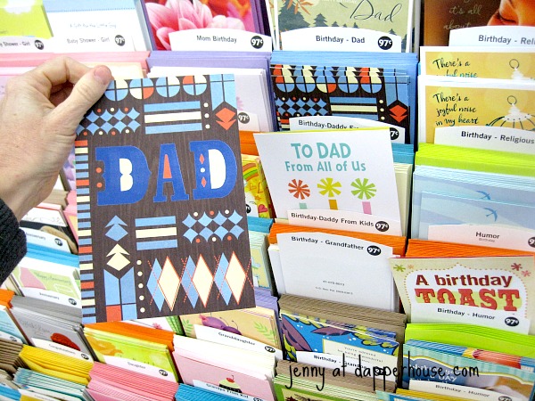 Hallmark Rewards Value Cards Dad Cheap Save Money Walmart  Happy Birthday organized #ValueCards #shop #cbias