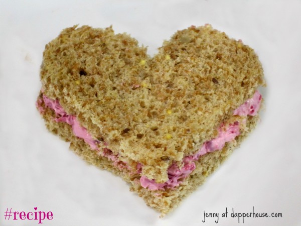 Valentines day girl baby shower tea time birthday fancy party pink finger sandwiches #recipe @dapperhouse