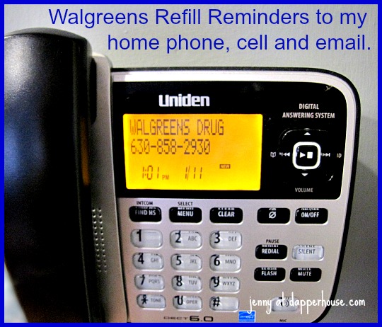 Walgreens Refil Reminders to my home phone, cell and email #WalgreensRx #shop #cbias