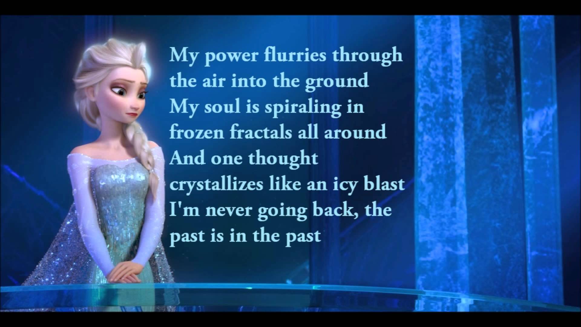 Disney's Frozen Lyrics "Let It Go" SingAlong Video Version Jenny
