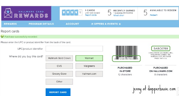 screen shot #ValueCards #shop #cbias hallmark cards rewards website