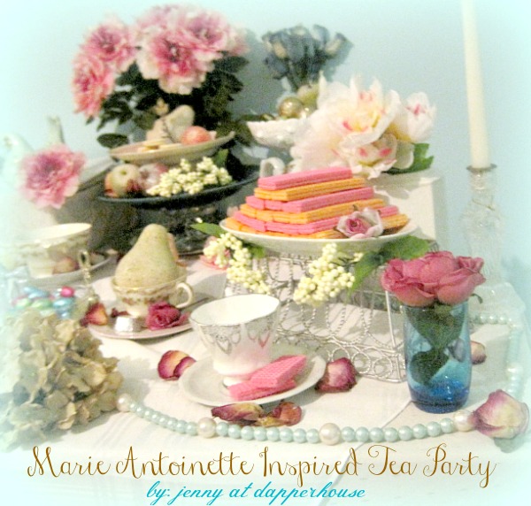 Marie Antoinette Inspired Afternoon Tea Party Birthday - Jenny at  dapperhouse