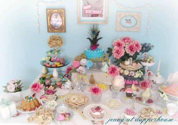 afternoon tea party inspried by Marie Antoinette @dapperhouse with frost