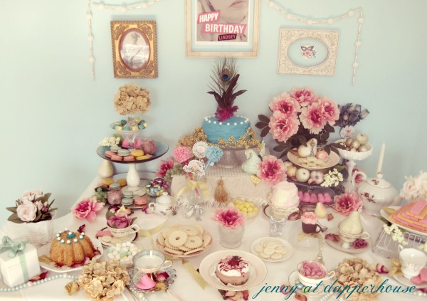 afternoon tea party inspried by Marie Antoinette @dapperhouse with rapture