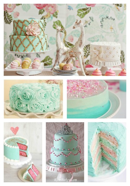 ;et them eat cake @dapperhouse Turquoise Pink White Marie Antoinette Inspired Tea Party