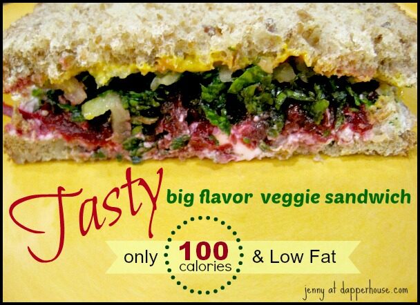 Healthy 100 Calorie Sandwich with BIG Taste Easy & Fast to Make