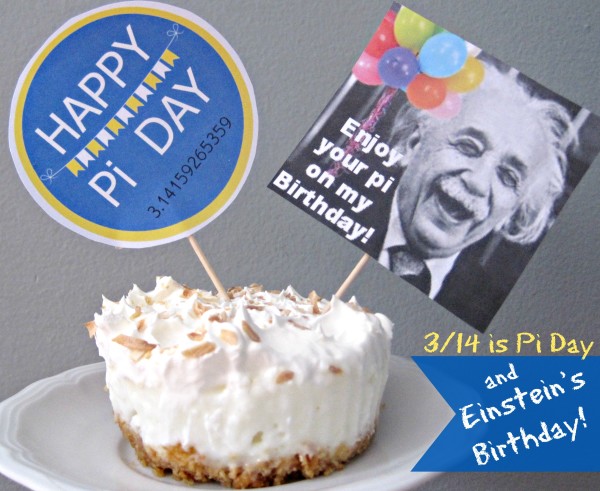 Eat Pie and have fun with Free Printables for March 14 International Pie Day Albert and Einstein Birthday