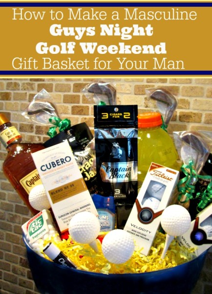 Father's Day Golf Gift Basket