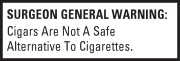 Surgeon General's Warning 180x61