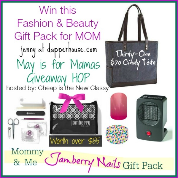 Win this Fashion and Beauty Gift pack for Mom #maymamas @dapperhouse Giveaway Hop