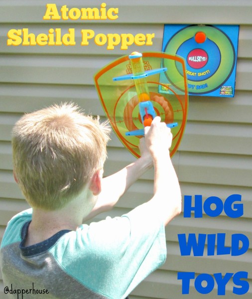 Hog Wild Toys 'Atomic Shield Popper' is the coolest new toy to encourage ative play indoors and out @dapperhouse