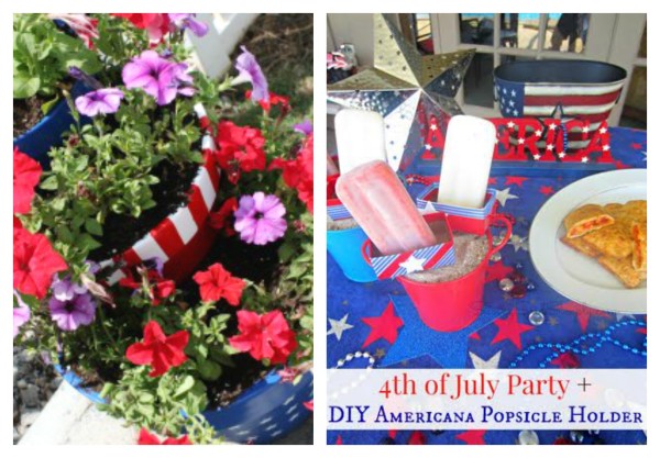 4th of July decor for garden parties @dapperhouse Round Up