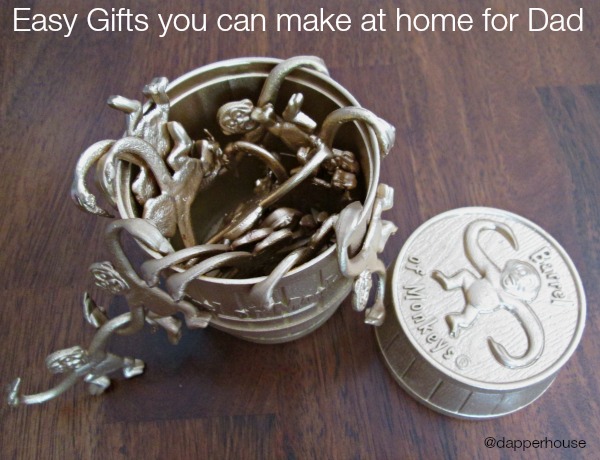 Easy gifts that you can make at home for dad and other men @dapperhouse #DIY