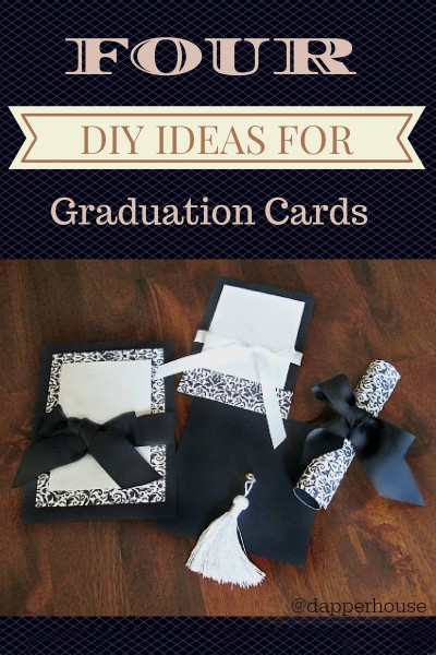 Four DIY Ideas for Graduation Cards Announcements @dapperhouse