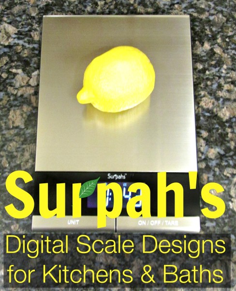 Surpah's Digital Kitchen Scales are portable, reliable and sleek @dapperhouse