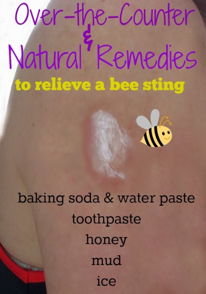 over the counter and natural remedies for bee stings @dapperhouse