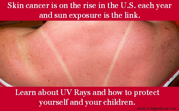 skin cancer is on the rise in the US in adluts and children. Learn How to protect yourself and your family @dapperhouse