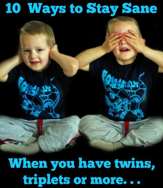 10 ways to stay sane when you have twins, triplets or more @dapperhouse