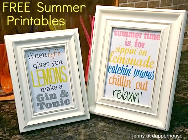 FREE & FUN Printables for Sumertime subway art home decor @dapperhouse