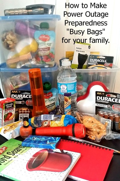 How to make individual busy bags for your familoy to survive a power outage during this summer's storm season @dapperhouse @walmart @duracell #PrpeWithPower #spon #shop #cbias