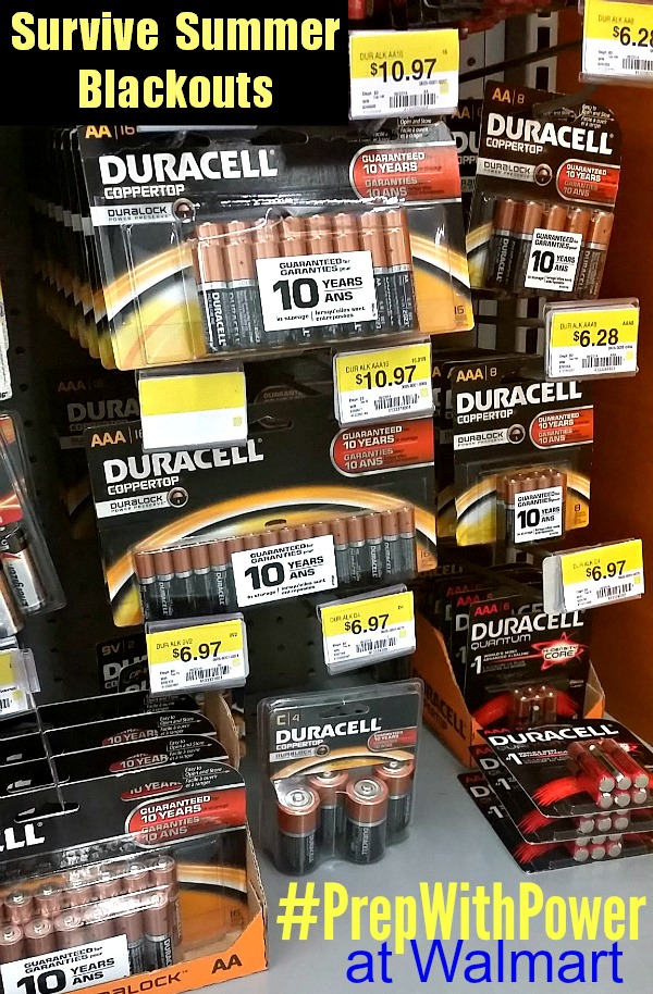 Survive Summer Blackouts Tips to Family Prepardenss for Power Outages #PrepWithPower walmart and duracell @ad #shop #cbias