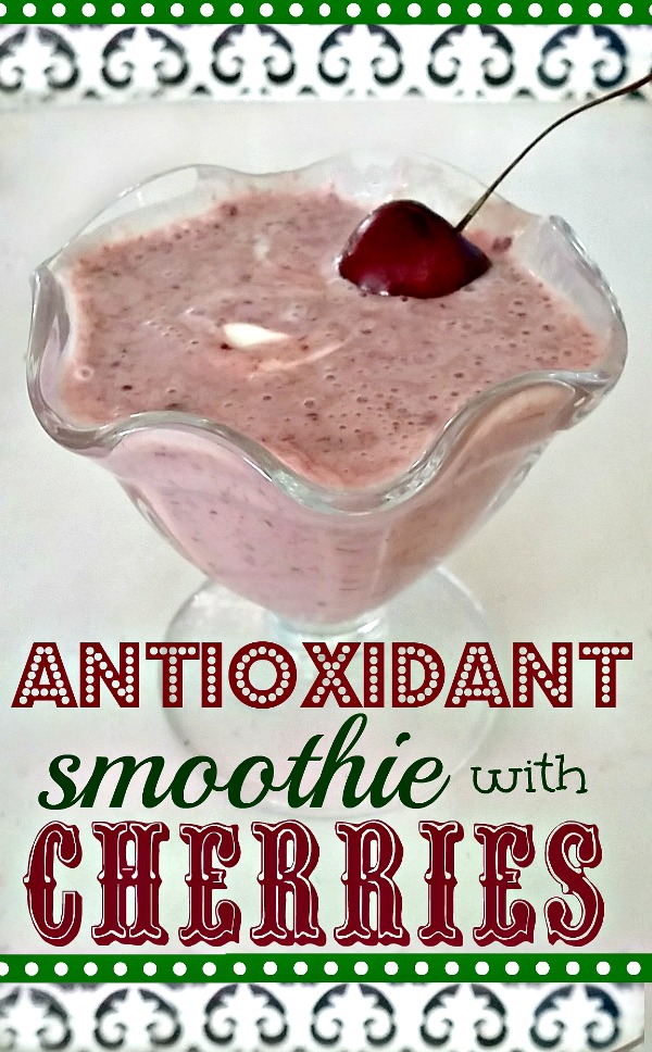 antioxidant smoothie with cherries @dapperhouse #recipe