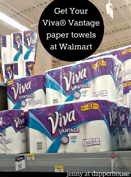 Buy your Viva® Vantage paper towels at Walmart #sp @dapperhouse