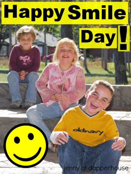 Happy Smile Day How to Celebrate with kids @dapperhouse