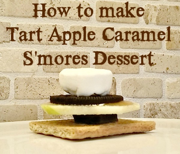 How to make a Tart Apple Caramel S'mores Dessert Recipe @dapperhouse