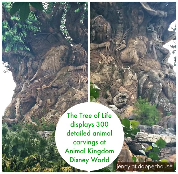 The circle of life is depicted in this tree with 300 animal engravings @dapperhouse Disney World Animal Kingdom