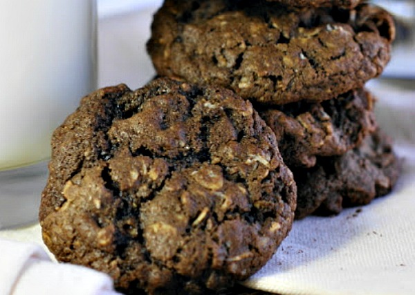 Triple Chocolate Oatmeal Cookies 1