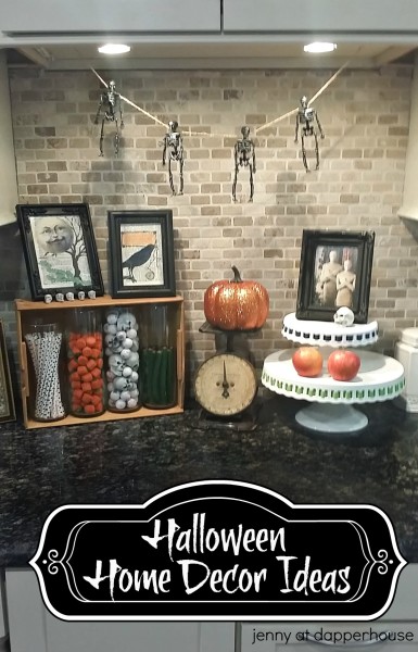 Halloween Home Decor Ideas for Fun and frights jenny @dapperhouse