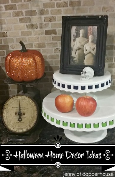 Happy Halloween Home decorating Ideas for Fall jenny @dapperhouse