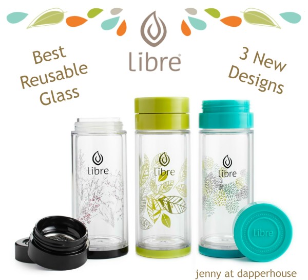 Libre Tea Reusable Glasses New Designs for Hot and Cold Beverages @dapperhouse