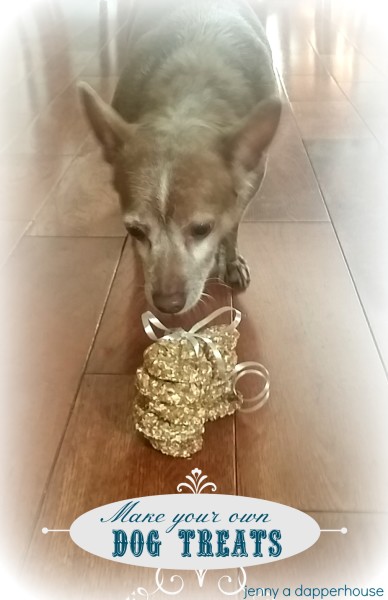 Make your own Dog Treats for the Holiday for Cute Gifts for Neighbor Dogs  jenny at dapperhouse