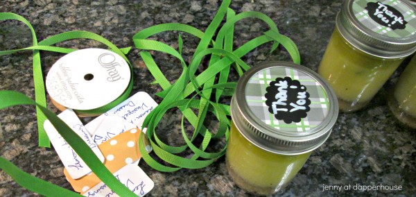 DIY Mason Jar  Fresh #Lemon #Basil Vinaigrette Dressing #recipe for the perfect gift @dapperhouse